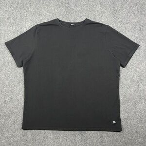 SENE Cumulus Crew T-Shirt Custom Size Mens XL Black Supima Cotton Stretch 0717